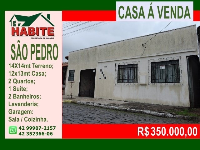 Venda de Casa no São Pedro - Porto União - Santa Catarina-SC - Digital Imóveis